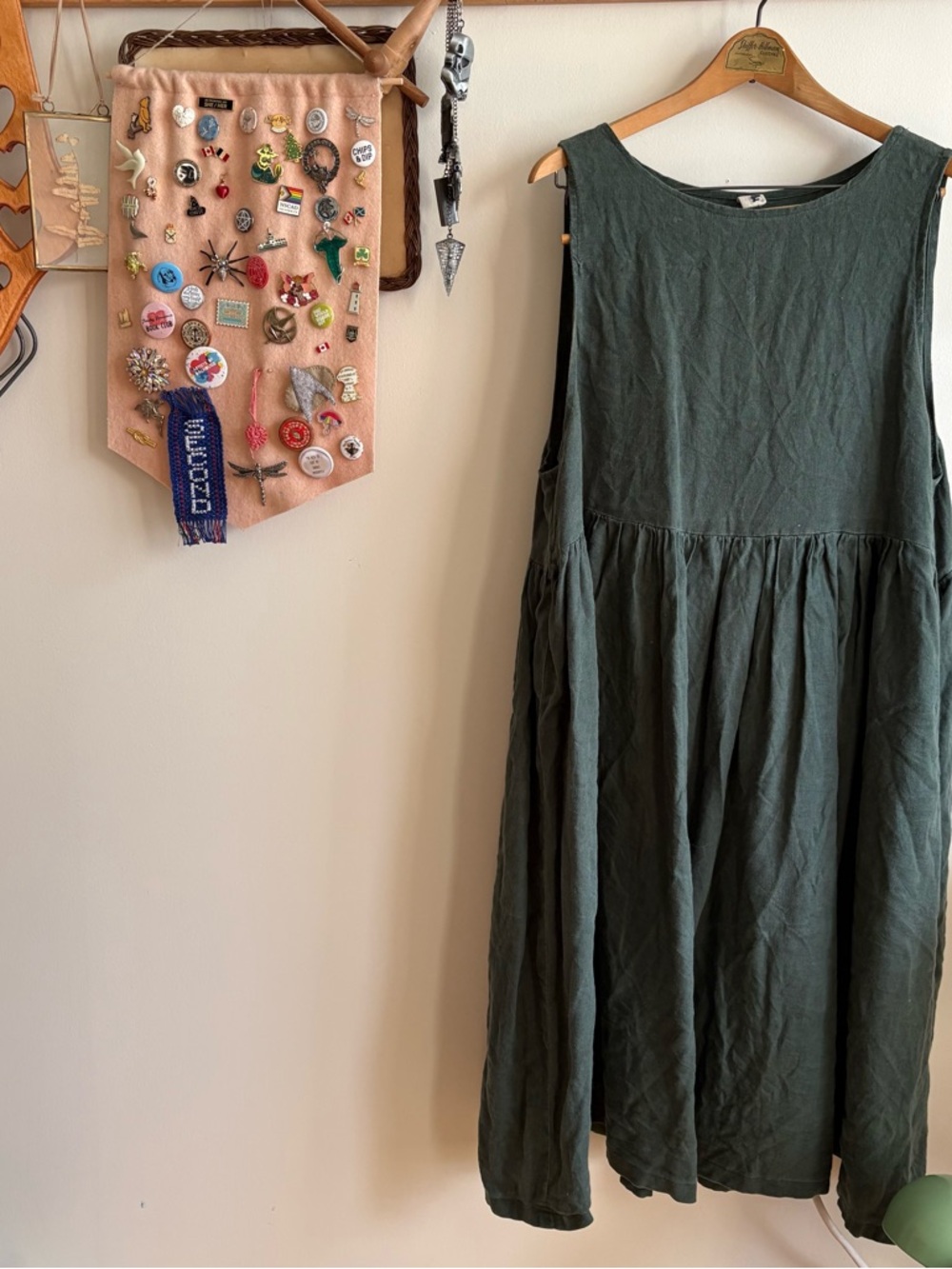 Handmade Linen Smock Dress